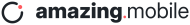 amazing mobile logo new icon wordmark
